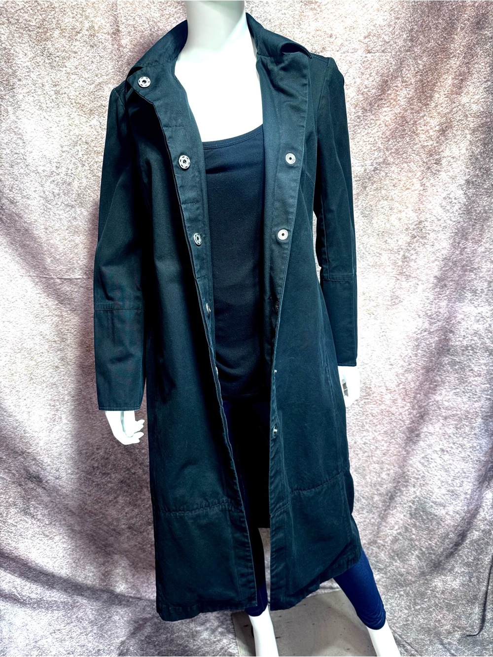 Gap Vintage Black Women's Trench Coat
